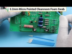 堅いPPは鋭い先の尖ったスポンジの泡をひっくり返す工場クリーニングのためのESDのクリーンルームの綿棒を付ける