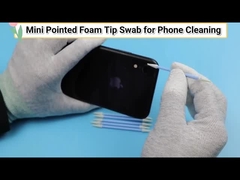 リント・フリー二重先の尖ったヘッド クリーンルームのスポンジの泡の綿棒TX750