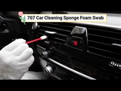 707 リントフリー直角スポンジスティック プリンター 泡の清掃スワブ 赤柄