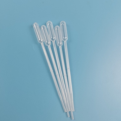 標本コレクションの移動の使い捨て可能なPasteurのピペットの実験室の使用