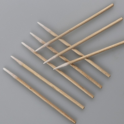 生物分解性の木の棒の産業使用のための小型先のとがった綿棒