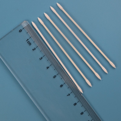 生物分解性のペーパー棒2.2mmの小型先の尖った綿の芽の綿棒BB-013