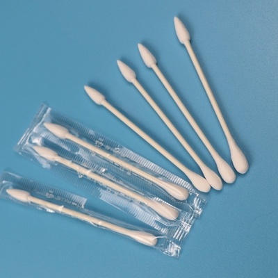 パーソナル ケアのための個々の包まれたペーパー棒の円形そして先の尖った綿棒