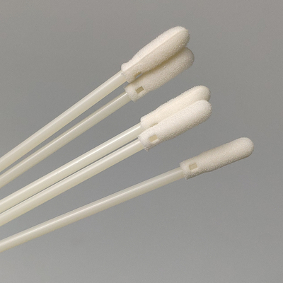 黒い棒が付いている10本の袋MOQ PUの泡の先端のクリーニングの綿棒