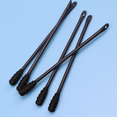 50pcs毎日の使用のための環境Frinedly黒い綿棒のアクネのクリーニングの綿の芽の綿棒