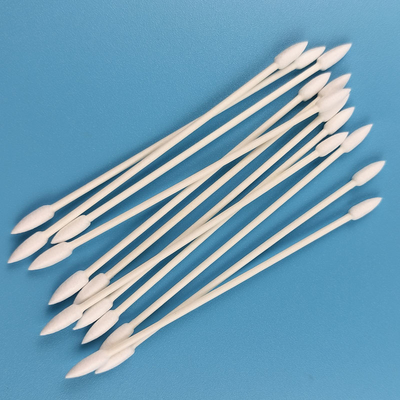 3mm Ecoの友好的なペーパー棒の倍は綿棒の構造の取除くことのための化粧品の綿棒を指した
