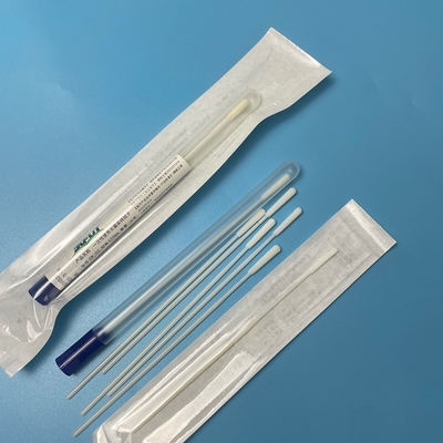 安全な細菌のないサンプル収集のための150mm長い無菌EO泡サンプルスワップ