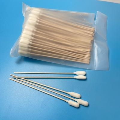 白い丸い泡で覆われた頭 標本収集 スワップ 綿花 木柄