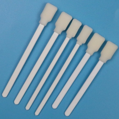 106mm 単品 白色PPステッカー 直角スポンジスワブ 皮膚 消毒剤 医療用泡スワブ 適用器