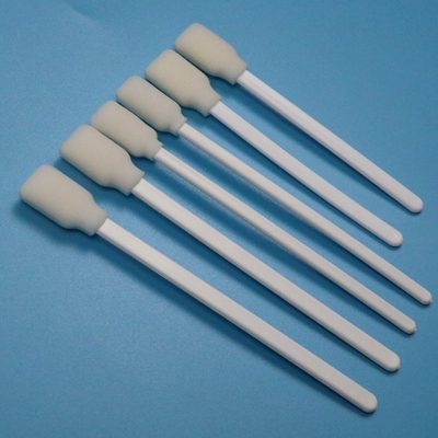 106mm 単品 白色PPステッカー 直角スポンジスワブ 皮膚 消毒剤 医療用泡スワブ 適用器