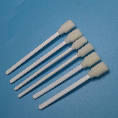 106mm 単品 白色PPステッカー 直角スポンジスワブ 皮膚 消毒剤 医療用泡スワブ 適用器