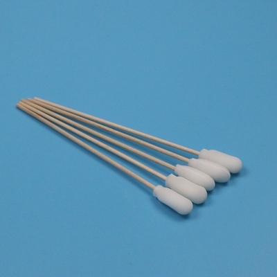 15cm 1回使用可能な木製スティック スポンジスティック 医療用泡スワブ アプリケーション