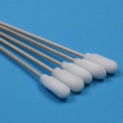 15cm 1回使用可能な木製スティック スポンジスティック 医療用泡スワブ アプリケーション