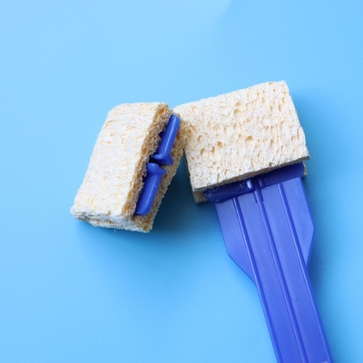 高吸収性直角セルローススポンジスティック 試料収集 スティックマウントスポンジスワブ アプリケーション