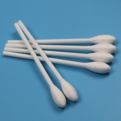 1回使用可能な10cmPPスティック 大型丸型ヘッド Qtips 医療用綿バッドスワブ用剤