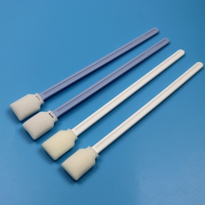 228mm リントフリー ホワイト エクストラ ロング ハンドル 直角型 クリーンルーム スワブ UVプリンター クリーニング 泡スワブ
