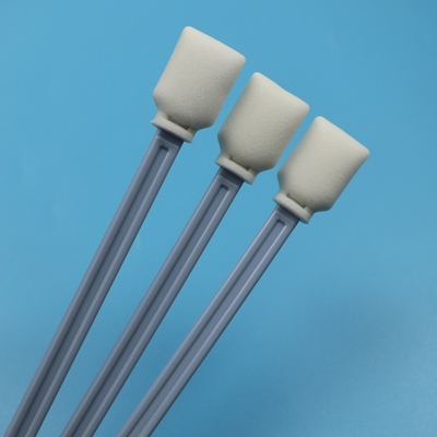 228mm リントフリー ブルー ロングハンドル 直角式 クリーンルーム スワブ 大型プリンター クリーニング 泡スワブ