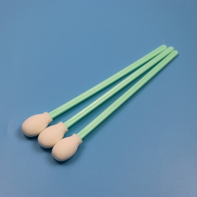 180mm リントフリー エクストラロングハンドル 丸いスポンジ クリーンルーム スワブ プリンター クリーニング 円形泡スワブ