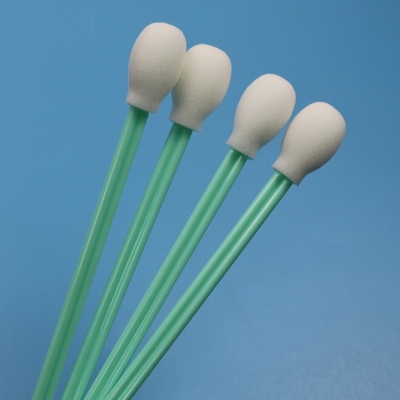 180mm リントフリー エクストラロングハンドル 丸いスポンジ クリーンルーム スワブ プリンター クリーニング 円形泡スワブ