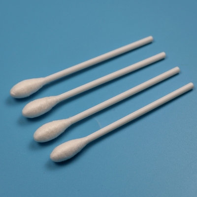 10cm PP スティック 大丸頭 綿花 医療用QTips 綿のスワブ アプリケーション