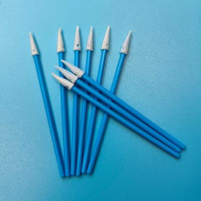 PPハンドルで精密洗浄のための尖った泡スワブ