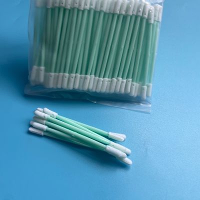 72mm 両端フォーム綿棒 - 3.8x3.4mm 小さな先端 - PCBはんだパッド、コネクタピン、チップ残渣用 - 100個