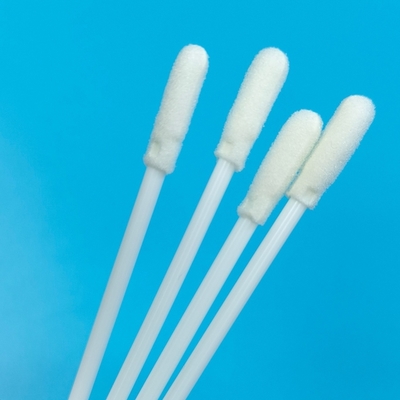 8cm PP スティック滅菌フォームチップスワブ、チューブ付き、環境表面サンプリングスワブ（ラボ用）