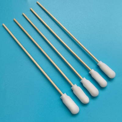 720 生物分解性 木製棒 泡蓋 綿 スワブ 適用器 精密浄化 スワブ ラボ用