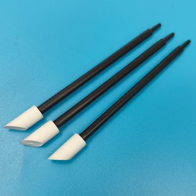 8mm Slanted PU Foam Swab with Rigid PP Stick for Printer Cleaning ISO9001 Certified