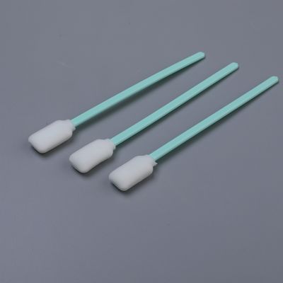 工業用および電子用128mm長方形泡スワブ 幅12.7mm,厚さ10mm プリンターヘッドの清掃に最適