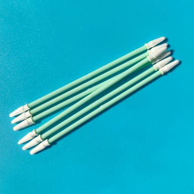 Lint Free 3.6mm Mini Pointed Detailing Swab Double Ended Sharp Precision Polyester Swab for Cleanroom
