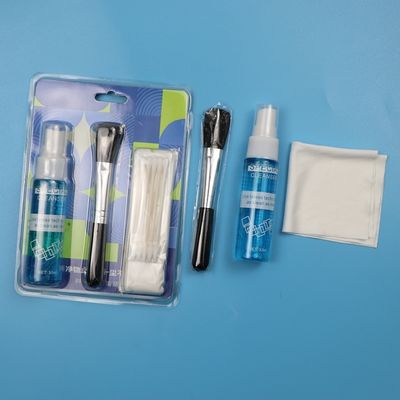 4 in 1 ポータブル マイクロファイバー クリーニングワイプ スクリーンクリーナー ラップトップレンズクリーニングキット ソリューション付き