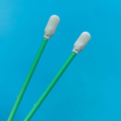 リントフリー パドルヘッド ESDクリーンルームスワブ 光学清掃 ポリエステルスワブ ダブルヘッド付き