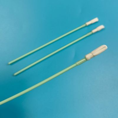 Lint Free 6.5" Extra Long Handle Double Layers Polyester Swab Handmade Cleanroom Swab for Optical Cleaning