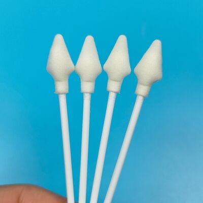 使い捨て白 PP スティック高吸収性泡カバーコットンヘッドスポンジ綿棒医療 FArrow チップ泡綿棒研究室用