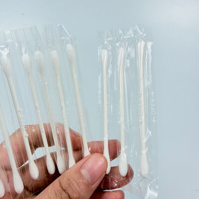 個別包装された綿棒 - 化粧、爪の溝の掃除、日常使用に適したダブルラウンド＆とがったヘッド