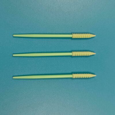 752 硬質 PP スティックロングスパイラル尖ったスポンジスティックディテール綿棒精密クリーニングフォームチップ綿棒クリーンルーム用