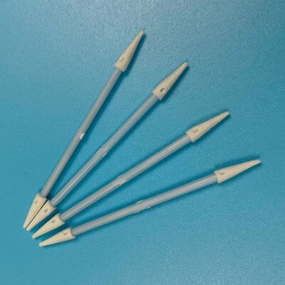 糸くずの出ないブルーハンドル 3.6 ミリメートルミニ尖ったスポンジ綿棒車のクリーニングディテール綿棒精密クリーニング ESD フォーム綿棒クリーンルーム用