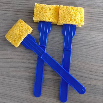 取り外し可能なセルローススポンジスティック微生物検体採取綿棒表面サンプリング綿棒環境モニタリング綿棒（実験室用）