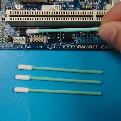 TX758 糸くずの出ない小型フラット クリーンルーム綿棒半導体クリーニング ESD ポリエステル綿棒 Precision クリーニング綿棒