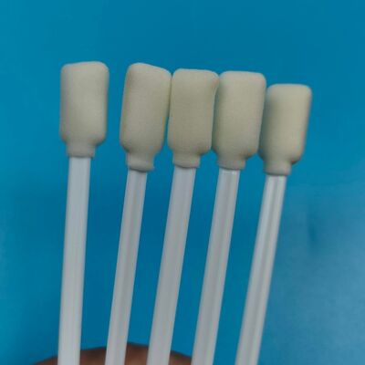 白 PP スティック両端長方形スポンジクリーニング綿棒ミマキプリンタクリーニングフォームチップクリーンルーム綿棒