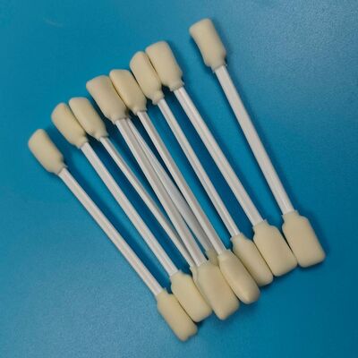 白 PP スティック両端長方形スポンジクリーニング綿棒ミマキプリンタクリーニングフォームチップクリーンルーム綿棒