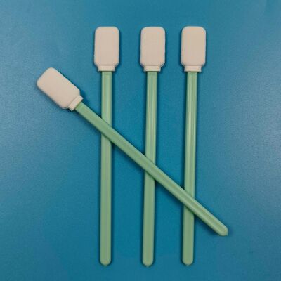 714 フラットスクエア リントフリー綿棒 静電気防止 クリーンルーム綿棒 半導体表面清掃 ESD ポリエステル綿棒 ディテーリング綿棒