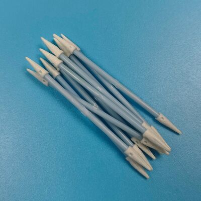 Blue Handle Double Ended Mini Pointed Foam Swabs Lint Free Detailing Cleaning Swabs for Electronics ESD Cleanroom Swab 750