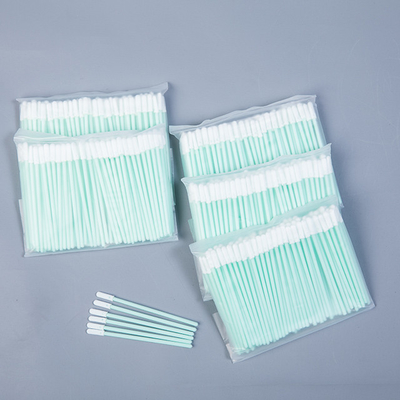 編まれたポリエステル/Microfiberの電子工学のクリーニングはヘッドOEMサービスのあたりで拭きます