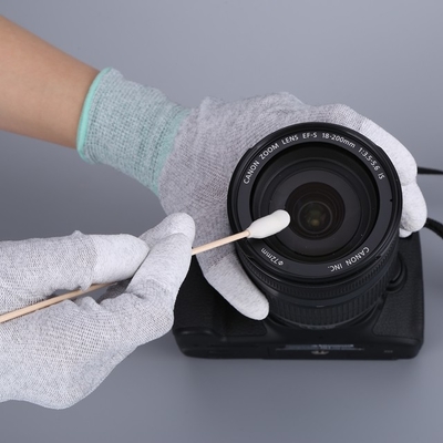 154のMmの泡のクリーニングの綿棒、DSLRの木製の棒の綿棒プリンター頭部