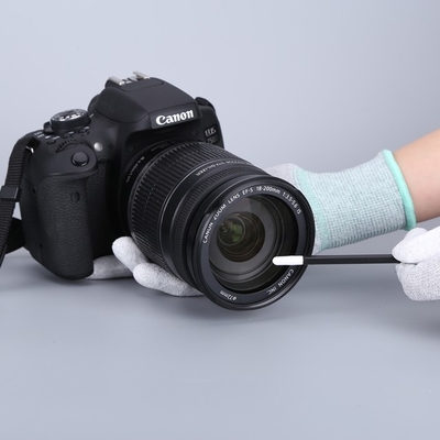 使い捨て可能でほこりのないESDの金庫は医療機器のためのPuヘッド5*18 Mmを拭きます
