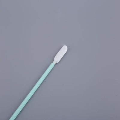 クリーンルームの小さい綿棒ポリエステルNonwovenの頭部は半導体に適用します