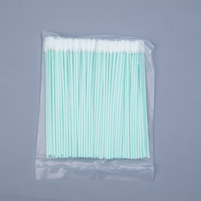 Microfiberの長い産業綿棒、堅いPPの棒が付いている医学の泡の綿棒