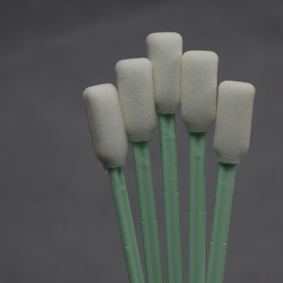 耐久性 ハンドル 泡スワブ 50pcs 125mm 薄毛なし オレンジ/黒 ハンドル スポンジヘッド 敏感な表面の清掃